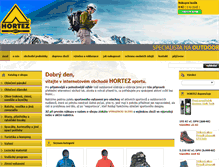 Tablet Screenshot of hortez.cz